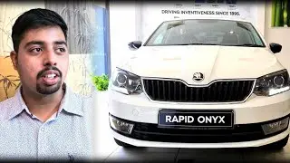 2020 SKODA RAPID 1.0 TSI ONYX EDITION - WHITE COLOUR WALKAROUND / OUR FIRST VIDEO / MUST WATCH