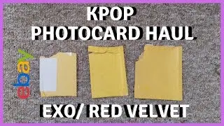 FAKE SM PHOTOCARDS FROM EBAY REVIEW/HAUL :  EXO/ RED VELVET- zimzalabim, power up, power!