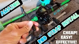 AMAZON Fishing Rod Strap Install / CHEAP AND EASY!