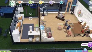 Movie marathon in my Sims house + grab a plate - Sims FreePlay #sims #simsfreeplay