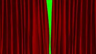 Green Screen Curtains closing no copyright