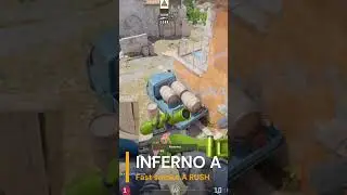 FAST SMOKE A RUSH APPS INFERNO SECOND MID #cs2 #csgo #10lvlfaceit #smoke #counterstrike #shorts #кс
