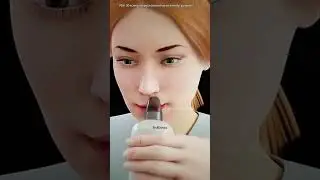 Sinus Rinse Procedure 3D Animation#sinusrinse #sinusblockage #nosecleaning #nasalsalineirrigation