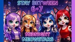 Stay Between 6  7 - Midnight Meowstars - Play Time Songs TV