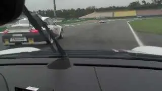 LEITSPEED: VBOX-HD Testvideo - Porsche GT3-R, Hockenheim ohne Grip!