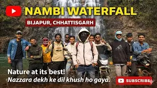Bastar ka Sabse Khubsurat Waterfall 😍 | Nambi Waterfall Bijapur #somdalife