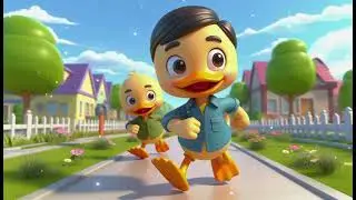 🦆🎉 Waddle On, Kids! 🚶&zwj;♂️😂 A Silly Walking Adventure! 👧👦✨