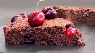 Divine Delight Brownies 🍰 Indulge in Cherries and Chocolate Heaven!