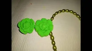 How to make Beautiful Flower /Easy flower and mould ll Italian Dough Flowers mould ll