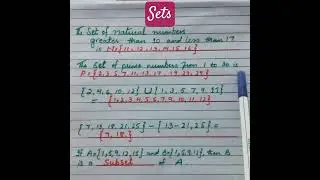 Union and Subsets | Sets Magic in Seconds.👍 Like | 💬 Comment | 🔔 Subscribe