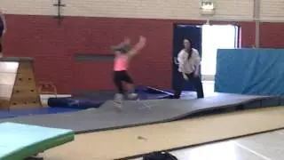 Aimee Armstrong pike back first attempt