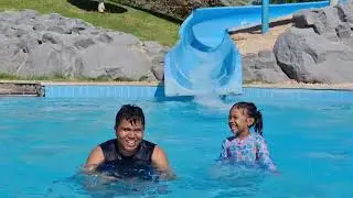 Pool Day, fun with family in staycation #poolday #waterparks #alain #family 