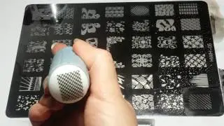 Chinese stamping plate HWH  - 05 китайская пластина для стемпинга