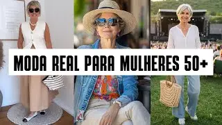 IDÉIAS DE LOOKS PARA USAR DEPOIS DOS 50 ANOS- Dicas com peças que você ja tem ou gastando pouco!