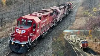 CPKC H89 & CN Q122 Denfield Road Bridge London, Ontario November 01, 2025 
