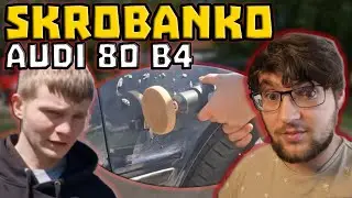 AUDI 80 MATYLDA - Silikon, łzy oraz skrobaczka do szyb.