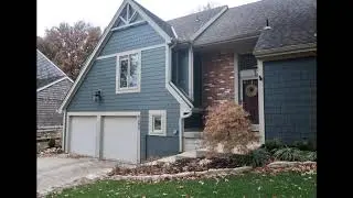 James Hardie Iron Grey and Monterey Taupe Trim with Custom Gable Pediment