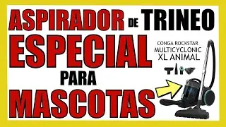 🚨 LO PROBAMOS 🐶 Opiniones CONGA ROCKSTAR MULTICYCLONIC XL ANIMAL: ASPIRADOR de TRINEO para MASCOTAS