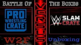 Battle of the Boxes: Pro Wrestling Crate vs. WWE Slam Crate! Unboxing Video