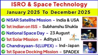 Space and Technology Current Affairs 2025 | ISRO & Space Current Affairs 2025 | Current Affairs 2025