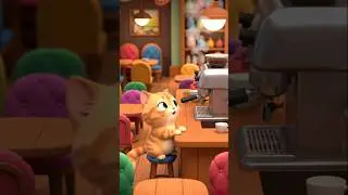 Cat Caf&eacute; Disaster ☕😹 | Funny Cute Cat Animation Short | Coffee Chaos!