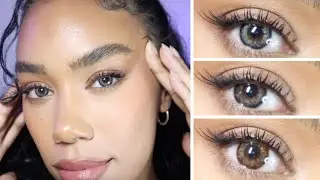 COLORCL PERSONA COLLECTION HONEST REVIEW & TRY-ON | COMFORTABLE CONTACTS WITH LIMBAL RING