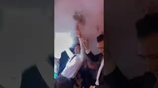 Watch the Bride fire the CO2 Cannon at her guests! #shorts #trending #fyp #viralvideo #CO2Cannon