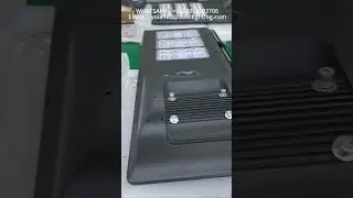 Integrated Solar Street Light With Motion Sensor Used In Streets.