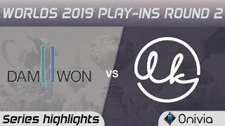 DWG vs LK Highlights All Games Worlds 2019 Play in Round 2 Damwon Gaming vs Lowkey Esports by Onivia