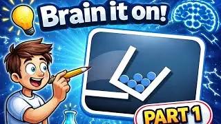 Brain it on ! physics puzzle game first time try #Mindshortgaming #like and subscribe 