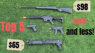 Top 5 Best Airsoft Guns for $100 and less