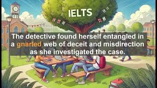 IELTS 9.0 Vocabulary Lesson: Gnarled - Meaning, Common errors, Synonyms and Antonyms