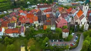 Engen, Germany and its surroundings (4K)