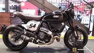 2018 Ducati Scrambler Cafe Racer - Walkaround - 2017 EICMA Milan