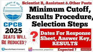 🔴 CPCB 2025 | Minimum Cutoff, Results Procedure, Selection Steps & Expected Dates!