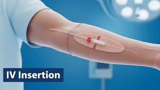 How to Start an IV | IV Catheter Insertion & Flush Technique in Hand | Explained in 3D