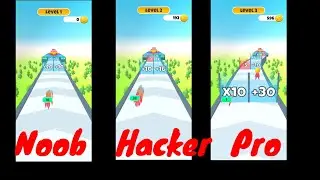 NOOB vs PRO vs HACKER - Arrow fest Hack All Levels GamePlay#games #memes #funny