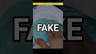 Mystery inside Toothpaste ❓😱 || Colgate Toy inside the Toothpaste #shorts #viral