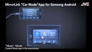 JVC KW-NSX1 feat. SAMSUNG Drive Link App (Mirror Link Technology)