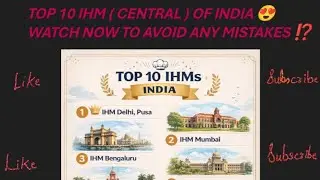 Top 10 IHM of India 2026🔥 | Best Hotel Management Colleges &hearts;️| Counselling & Documentation Help💯