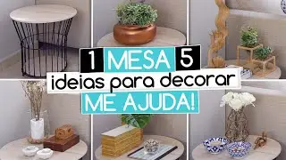 Decoração Gastando Pouco + Dicas para compor a Mesa Lateral perfeita