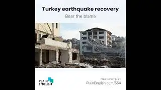 Turkey asks why earthquake caused so much damage | Learn English expression 'bear the blame'