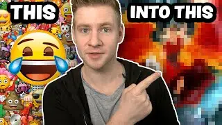 ARTWORKS made using EMOJI ONLY!??