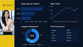 Создание потрясающих визуализаций в Power BI | Диаграммы, форматирование и дизайн