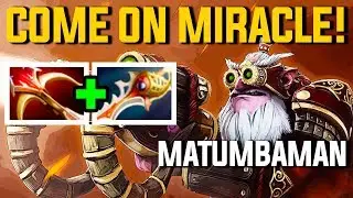 COME ON MIRACLE! - Matumbaman Sniper VS Miracle Invoker - Dota 2