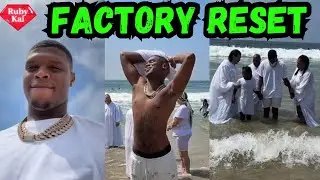 Chrisean Man Bino Got BAPTIZED after being STRESSED OUT‼️HoodTrophy Bino Baptized with His Daughter