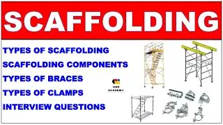 Scaffolding Components | Types of Scaffolding | Types of Braces | Types of Clamps | In Hindi