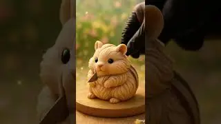cute 🥺 chipmunk 🐿️ cutting ✂️ #aishorts #satisfying #ai #aiart #asmr #chipmunk #asmrsound