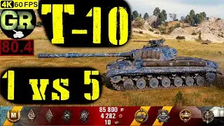 80_World of Tanks T-10 WoT Replay - 7 Kills 6.3K DMG(Patch 1.4.0)