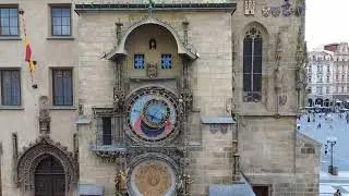Czech Prague Town Old Clock - DJI Mini 4K Drone Video #2
